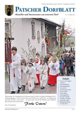 Patscher Dorfblatt vom 1. März 2013