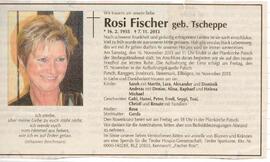 Todesanzeige Rosi Fischer