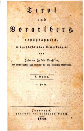 Staffler: Beschreibung der Gemeinde Patsch 1842