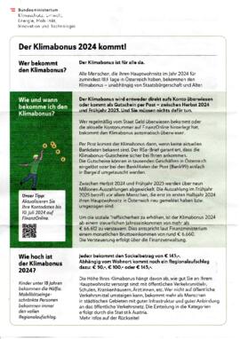 Der Klimabonus