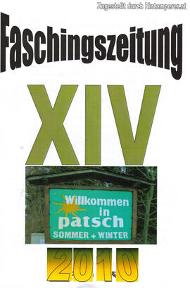Faschingszeitung 2010