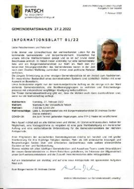 Informationsblätter  2022