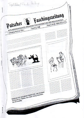 Patscher Faschingszeitung 1996, 20 Seiten