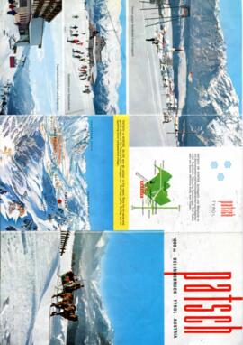 Erster Fremdenverkehrsprospekt (Winter) von Patsch, Sprache Deutsch und Englisch; in Box 01 / 20 ...