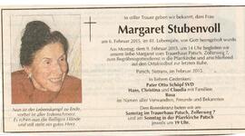 Margaret Stubenvoll