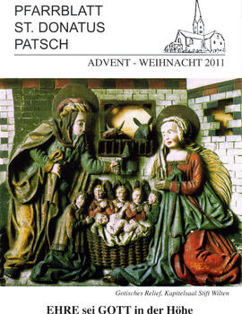 Pfarre, Pfarrblatt Advent - Weihnacht 2011, mit Gottesdienstordnung
