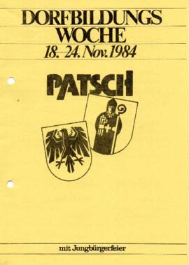 Dorfbildungswoche 1984