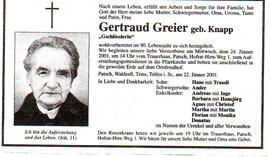 Gertraud Greier