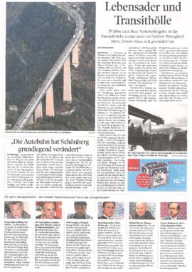 50 Jahre Europabrücke Lebensader und Transithölle