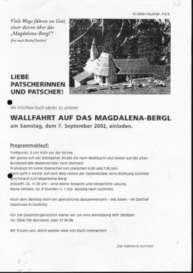 Wallfahrt Magdalenabergl