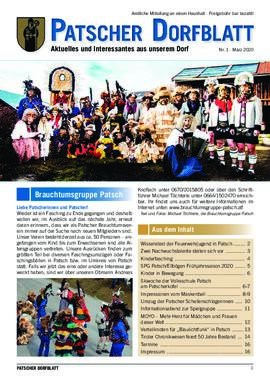 Patscher Dorfblatt 01-2020