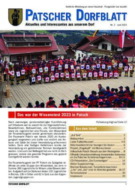 Patscher Dorfblatt 02-2023