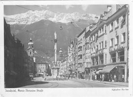 Innsbruck, Maria Theresienstraße, Nordkette, Annasäule