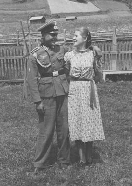 Soldat WK II  Ludwig mit Freundin