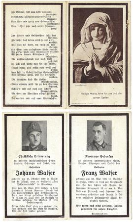 Walser, Johann und Walser, Franz