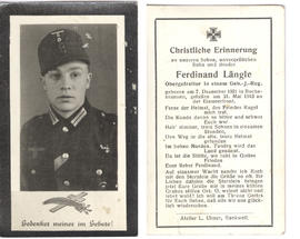 Längle Ferdinand 1943 Eismeerfront