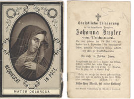 Kugler Johanna Umhausen1881