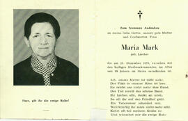 Mark Maria geb Larcher