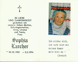Larcher Sophia