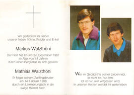 Walzthöni Markus und Mathias