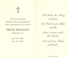 Mangott Franz sen
