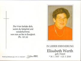 Werth Elisabeth geb Hatzl
