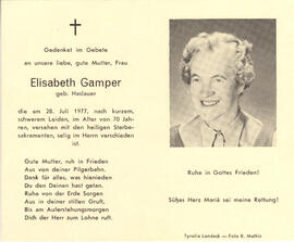 Gamper Elisabeth geb Haslauer