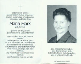 Mark Maria geb Schmid