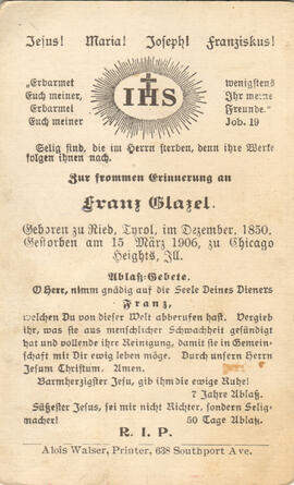 Glatzl Franz