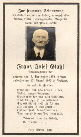 Glatzl Franz Josef