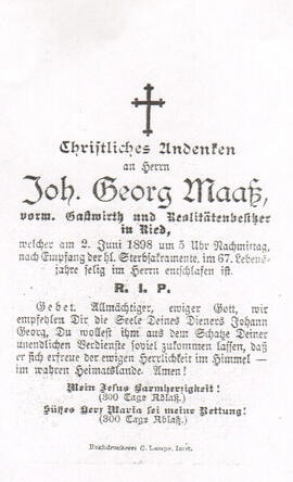 Maas Johann Georg