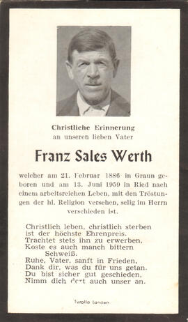 Werth Franz sen