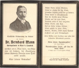 Mann Bernhard Dr.