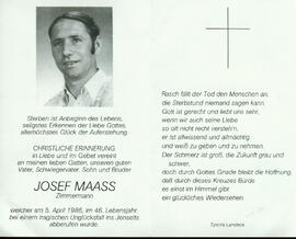 Maass Josef