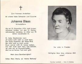 Blaas Johanna