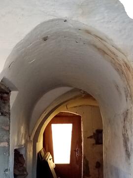 altes &quot;Walzern&quot; Haus vor Abbruch (Hausgang)