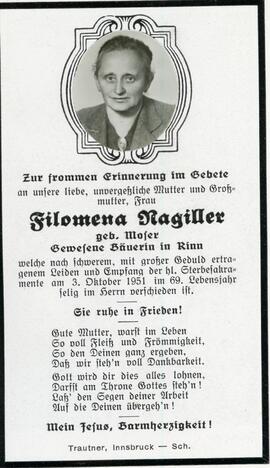 Nagiller, Filomena