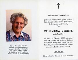 Viertl, Filomena