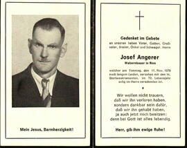 Angerer, Josef "Walzernbauer" in Rinn