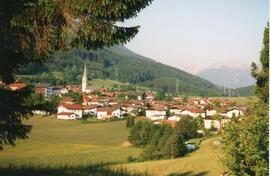 Rinn Sicht auf  Krösbbach Siedlung