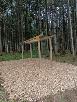 Waldspielplatz neu gestaltet