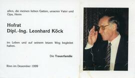 Köck, Leonhard Dipl.Ing.