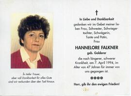 Falkner, Hannelore