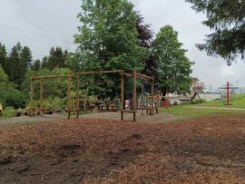 Waldspielplatz neu gestaltet