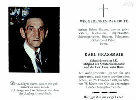 Grassmair, Karl  Schmiedemeister i.R.