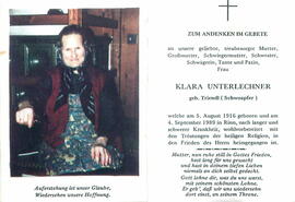 Unterlechner, Klara