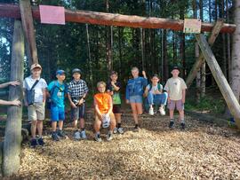 Waldspielplatz neu gestaltet