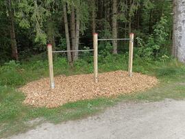 Waldspielplatz neu gestaltet