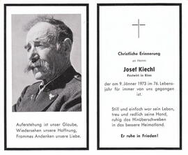 Kiechl, Josef Postwirt in Rinn