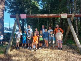 Waldspielplatz neu gestaltet